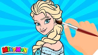 How To Draw Frozen From Elsa Karlar Ulkesi Elsa Cizimi D P