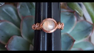 Basic Cabochon Ring Wire Wrapping Tutorial