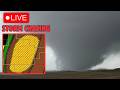 KS/OK TORNADO/HAIL THREAT: LIVE STORM CHASER
