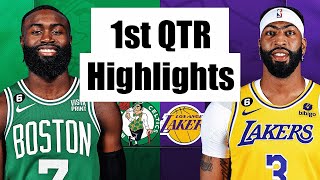 LA LAKERS vs CELTICS Full Highlights 1st QTR | Jan 28 | 2022-23 NBA Regular Season