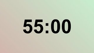 55 Minute Timer with Bomb Blast Finale Countdown with Explosive Finish