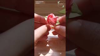 玫瑰戒指💍Origami Rose Ring 🌹😍