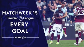 Every Premier League goal from Matchweek 15 (2021-22) | Premier League | NBC Sports