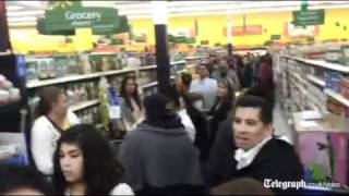 Black Friday bargain hunters do battle