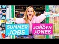 JORDYN JONES ICE CREAM TRUCK CHALLENGE | Summer Jobs w/ Jordyn Jones