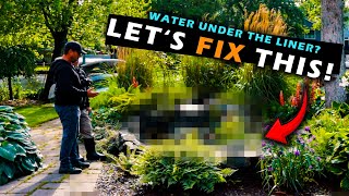 Pond Renovation: Fixing Water Trapping Under the Liner (Avoiding Floating/Bloating Issues)