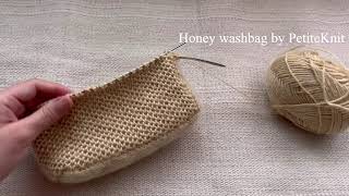 뜨개수다 :  손뜨개로 만든 파우치가 이렇게 예뻐도 되는 건가요  Honey washbag 뜬 이야기