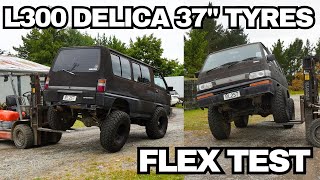 Flex test of my Mitsubishi L300 delica van on 37s