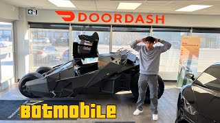 Day in a life of a Car Guy Doordash Driver - ft Batmobile