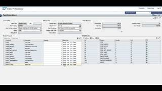 Fast Order Entry App in WebUI