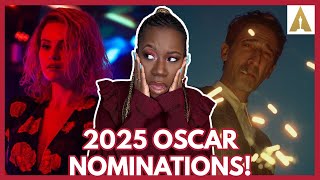 OSCARS 2025 NOMINATIONS REACTION \u0026 PREDICTIONS! | AI Acting?! Emilia Pérez?! WHAT A MESS!