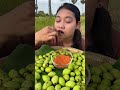 Eating tiny mango with dry spicy salt  #epiceating #tropicalfruit #mukbang #epiceats #food