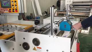 Shrink label making machine