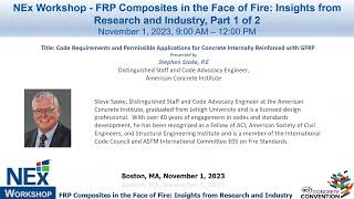 NEx Workshop F2023_1:Code Requirements and Permissible Applications for Concrete Internally...