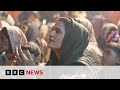 Christians in Pakistan rebuild for Christmas months on from attacks | BBC News