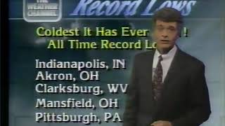 Weather Channel Brutal Cold January 1994