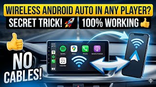 Secret Trick 😳 Enable Wireless Android Auto on Any Stereo! 🔥