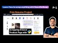 Web Scraping with Python & BeautifulSoup | Beginner Tutorial | Scrape Amazon Project Data - P-1