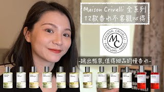 Maison Crivelli 全系列12款香水不客觀心得 12 Maison Crivelli Perfumes Review and Buying Guide