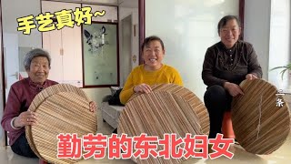 东北妇女就是勤快！猫冬也不闲着，看这一针一线缝的作品多像样