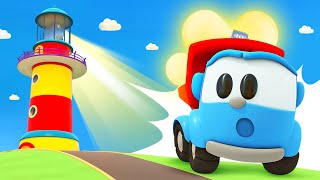 Learn colors with Leo the truck full episodes | Car cartoons for kids. Cars for kids & tow truck.