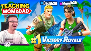 Playing Fortnite with my Mom and Dad!