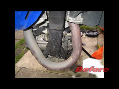Header Pipe Rust Removal & VHT Paint Header Pipe Rust Removal & VHT Paint