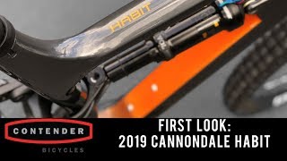 First Look: 2019 Cannondale Habit Mountain Bike