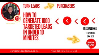 🧲 GENERATE 1000 LEADS IN 10 MINUTES WITH THE MARKETING GENIE™ LEADS 🎯