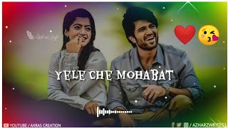 Yele Che Mohabat Kashmiri Song Whatsapp Status | Kashmiri love song status | New kashmiri songs 2021