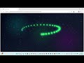 🐍Amazing Snake Animation With HTML + JavaScript | Snake Follows Mouse 