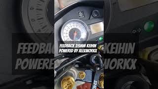 Feedback 28mm keihin round powered by alexworkx #raidercarb #keihincarburetor #carburetor