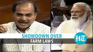 Watch: PM Modi defends farm laws; opposition creates ruckus, then walks out