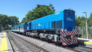 EMD G-22 CW A.709 de Trenes Argentinos El Pata de Perro N°2715 Saliendo de Gral. Pacheco.