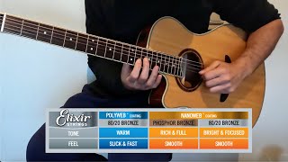 Elixir Strings - Phosphor Bronze vs 80/20, Nanoweb vs Polyweb