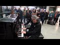 Epic Piano Battle Brings Crowd To A Standstill