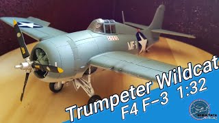 Trumpeter F4f-3 Wildcat 1/32 Photobuilt #airbrushing #trumpeter #modellbausatz