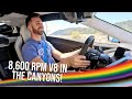 Corvette Canyon Run in the C8 Z06! Hand-Built V8 Revs to 8,600 RPM