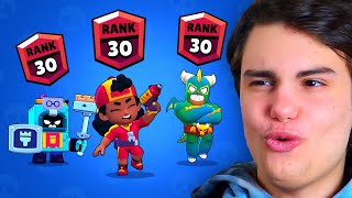 სამი RANK 30 ბრაულერი ერთ ვიდეოში! - Brawl Stars