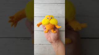 Crafting The Lorax with Satisfying Needlefelt Art