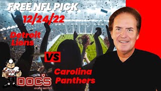 NFL Picks - Detroit Lions vs Carolina Panthers Prediction, 12/24/2022 Week 16 NFL Expert Best Bets