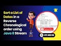 Java 8: Sort Dates in Reverse Order (The Easiest Way) ⏳