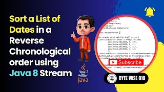 Java 8: Sort Dates in Reverse Order (The Easiest Way) ⏳