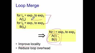 loop transformation extra