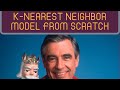 KNN Regressor model from scratch (Python)