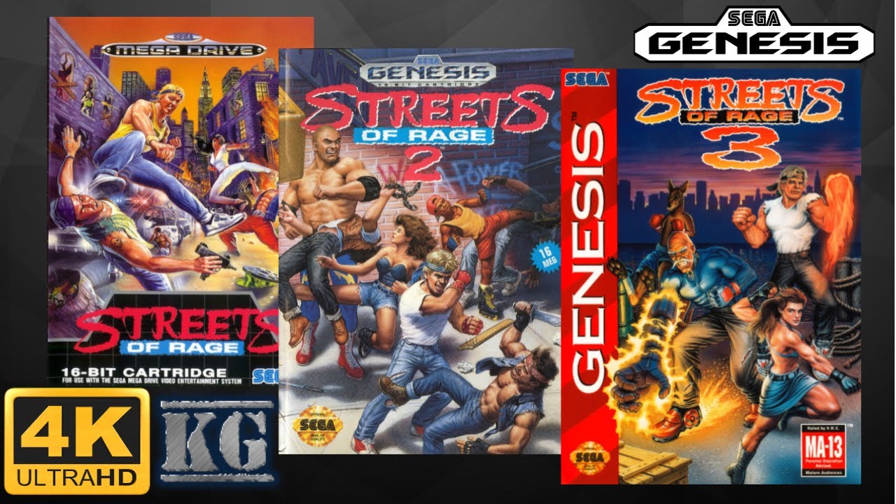 Streets Of Rage TRILOGY [GENESIS/MEGA DRIVE] Gameplay Walkthrough FULL ...