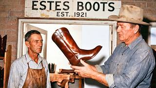 John Wayne Walked Into A Boot Maker's Shop In Arizona 1961 — What Was On That Shelf Stopped Him Cold