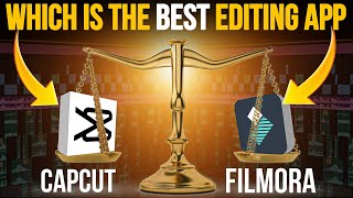 Which is The Best Video Editing App ? Capcut Ya Filmora 🤔