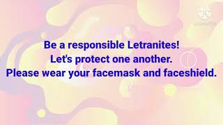 Letran facemask and faceshield