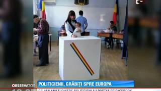 Politicienii români au fost primii la vot